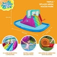 thumbnail image 12 of H2OGO! Triple Splash Kids Inflatable Water Park, 12 of 14