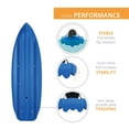 thumbnail image 3 of Lifetime Lotus 80 Sit-On-Top Kayak, Paddles Included, 2 pk., 3 of 12