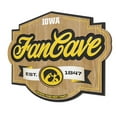 thumbnail image 1 of YouTheFan Iowa Hawkeyes 17"x12.5" 3D Multi-Layered Fan Cave Sign, 1 of 5