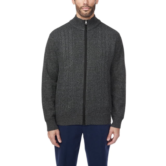 Dockers Men's Full Zip Sweater
