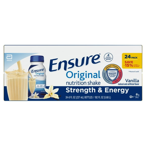Ensure Original Nutrition Shake, Vanilla 8 fl. oz., 24 ct.