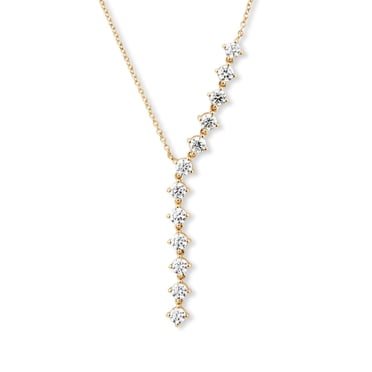 1.00 CT.T.W. Lab Created Diamond Lariat Necklace in 14K Gold