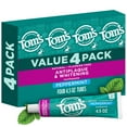 thumbnail image 2 of Tom's of Maine Fluoride-Free Antiplaque & Whitening Toothpaste, 4.5 oz., 4 pk., 2 of 5
