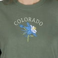 thumbnail image 4 of State of Mine Women's Embroidered Flora State Sweatshirt, 4 of 5