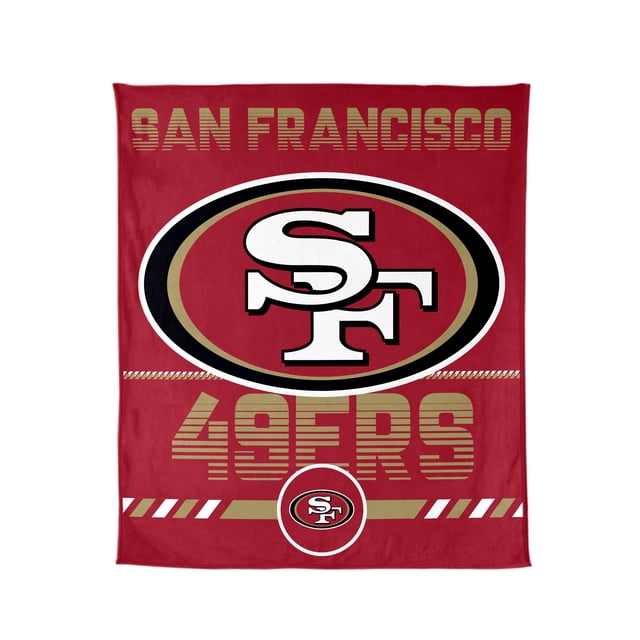 Logo Brands San Francisco 49ers 60"x70" Super Plush Blanket