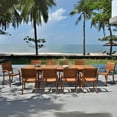 thumbnail image 1 of Amazonia Logan Outdoor Dining Set Teak Finish, Choose Size, 1 of 16
