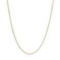 thumbnail image 1 of Diamond Cut Cable Link Chain Solid in 14K Gold, 1 of 4