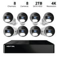 thumbnail image 2 of Night Owl 4K Cameras with 2TB NVR Security System, 8pk., 2 of 12