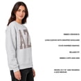 thumbnail image 3 of State of Mine Women's Camo Letters State Sweatshirt, 3 of 6