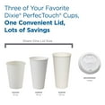 thumbnail image 6 of Dixie PerfecTouch White Insulated Paper Cups, Various Sizes, 6 of 6