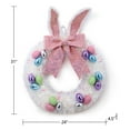 thumbnail image 2 of Member's Mark 24" Tinsel Bunny Wreath, 2 of 4