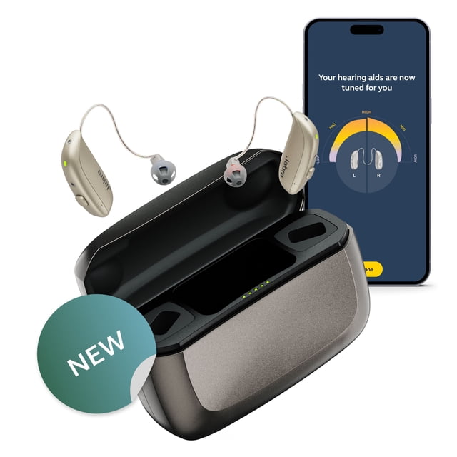 Jabra Enhance Select M2 Swift Comfortable Receiver-In-Ear (RIE) Hearing Aids - Sand