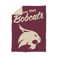 thumbnail image 1 of Logo Brands Texas State Bobcats Luxe Dreams Throw, 60" x 80", 1 of 4