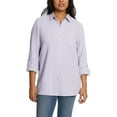 thumbnail image 1 of Nine West Women's Long Sleeve Double Gauze Button Up, 1 of 7