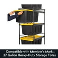 thumbnail image 8 of Member's Mark 5-Tier Storage Tote Rack, 23.2"W x 31"D x 69.5"H, 8 of 14