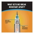 thumbnail image 3 of BIC Break-Resistant Mechanical Pencils with Erasers, 0.7 mm, HB (#2), Black Lead, Assorted Barrel Colors, 2/Pack, 3 of 5