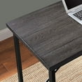 thumbnail image 2 of Bennett Industrial Style Writing Desk with Metal Frame, Assorted Colors, 2 of 8