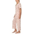 thumbnail image 3 of Character Ladies 2-Piece Short Sleeve Henley and Crop Pant PJ Set, 3 of 7