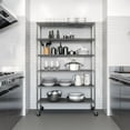 thumbnail image 12 of Member's Mark 6-Tier NSF Heavy Duty Wire Shelving, 47.75" W x 18" D x 75.5" H, 12 of 20