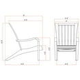 thumbnail image 5 of Member's Mark Teak Adirondack Chair, 5 of 5