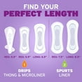 thumbnail image 5 of Poise Daily Incontinence Panty Liners, 2 Drop Very Light, 132 ct., 5 of 8