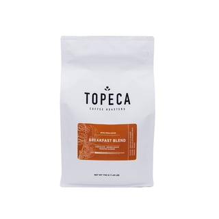 Topeca Coffee Medium Roast Whole Bean, Breakfast Blend, 26.45 oz.