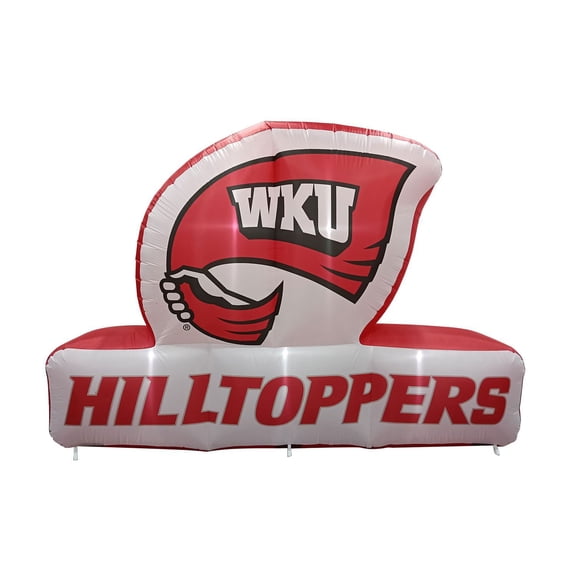 Logo Brands Western Kentucky Hilltoppers Pre-Lit 7’x10’ Team Inflatable