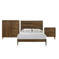 thumbnail image 1 of Zuma Panel 3PC or 5PC Bedroom Set in Walnut, Assorted Sizes, 1 of 8