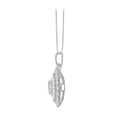 thumbnail image 3 of 0.46 CT.T.W. Round & Baguette Diamond Pendant Necklace in 14K Gold, 3 of 5