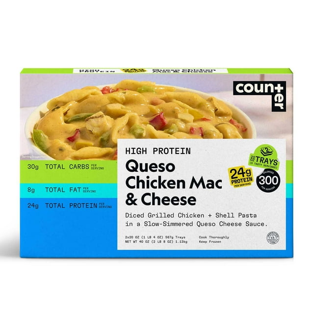 Counter Queso Chicken Mac & Cheese, Frozen, 20 oz., 2 pk.