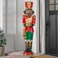 thumbnail image 1 of Member's Mark 6' Pre-Lit Musical Grand Nutcracker with Snowglobe, 1 of 5