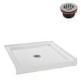 thumbnail image 5 of Streamline 36 in. x 36 in. Alcove Acrylic Shower Base With Center Drain, Drain Included Assorted Colors, 5 of 14