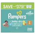 thumbnail image 1 of Pampers Baby-Dry Leakproof Diapers (Sizes: 1-6), 1 of 3