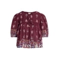 thumbnail image 8 of BILA Women's Tie-Neck Cotton Top, 8 of 9
