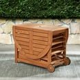 thumbnail image 4 of Member's Mark FSC Teak Folding Dining Set with Sunbrella Fabric, 7pc, 4 of 8
