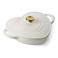 thumbnail image 1 of Tramontina 3-Quart Heart Shape Enameled Cast Iron Dutch Oven (Shallow, Oven Safe), 1 of 11