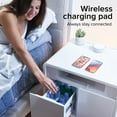 thumbnail image 4 of Sobro Smart Side Table with Cooling Drawer, Wireless Charging, LED Lights, and Bluetooth Speakers, 4 of 8