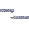 thumbnail image 3 of Tanzanite Tennis Bracelet in Sterling Silver, 3 of 5