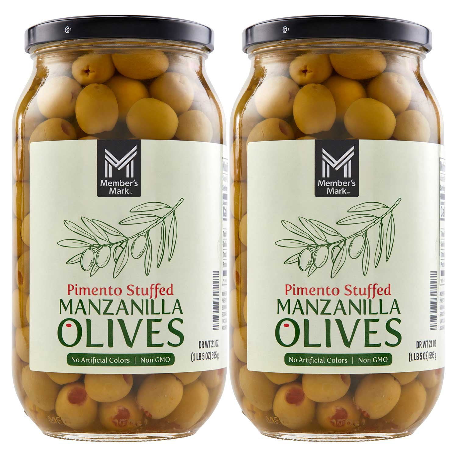 Member's Mark Pimento Stuffed Manzanilla Olives, 2 pk. - Samsclub.com