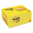 thumbnail image 2 of Post-it Notes Original Pads in Canary Yellow, Value Pack, 1.38" x 1.88", 100 Sheets/Pad, 24 Pads/Pack, 2 of 5