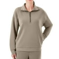 thumbnail image 1 of Member’s Mark Women’s Sandwash Quarter Zip, 1 of 7