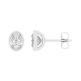 thumbnail image 3 of Lab Created Diamond Earrings in 14K Gold, 3 of 7