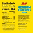 thumbnail image 2 of Eggo Graham Crackers Vanilla Graham Snacks, 1 oz., 28 pk., 2 of 5