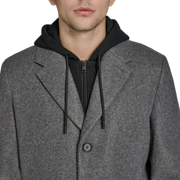DKNY Men's Hooded Coat - Samsclub.com