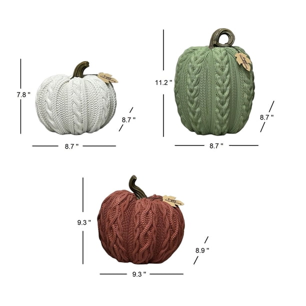 Member's Mark Decorative Harvest Pumpkins, Set of 3 - Samsclub.com