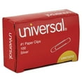 thumbnail image 1 of Universal® Paper Clips, Smooth Finish, No. 1, Silver, 1000/Pack, 1 of 4