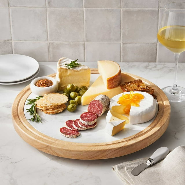 Member's Mark Wood & Marble Lazy Susan