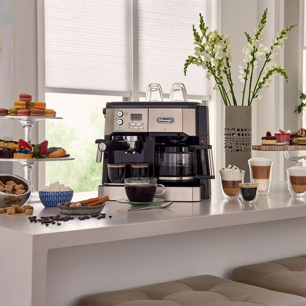 De'Longhi All-In-One Pump Espresso & 10-Cup Drip Coffee Machine with  Advanced Cappuccino System - Samsclub.com