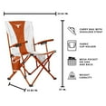 thumbnail image 3 of Logo Brands Texas Longhorns Hard Arm Chair, 3 of 6