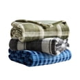 thumbnail image 7 of Eddie Bauer Reversible Plaid Heated Plush Throw Blanket, 60"x70", 7 of 9